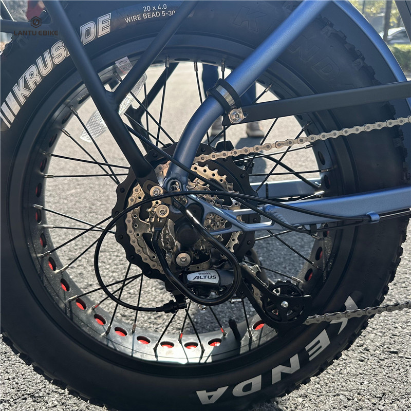 electric folding fat bike